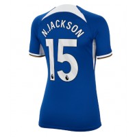 Camiseta Chelsea Nicolas Jackson #15 Primera Equipación Replica 2023-24 para mujer mangas cortas